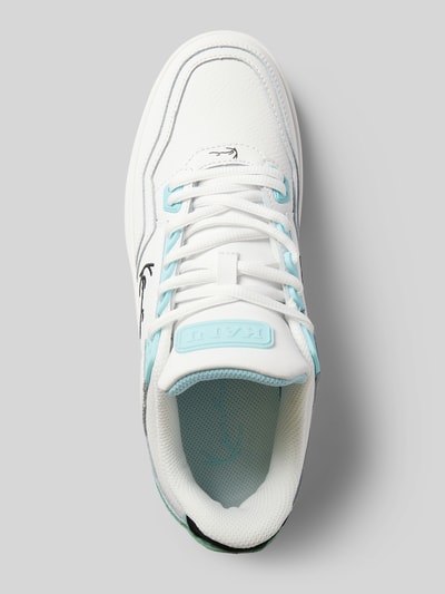 Peek & Cloppenburg KARL KANISneaker aus Leder mit Label-Stitching Modell 'Kani 89' in weiss Neueste Mode