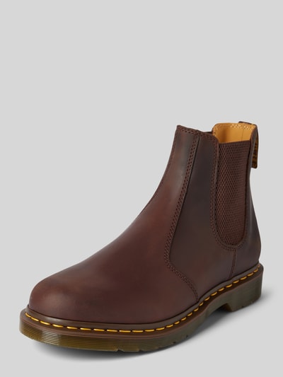 Peek & Cloppenburg Dr. MartensChelsea Boots aus Leder mit Ziernaht in mittelbraun Blitzangebot