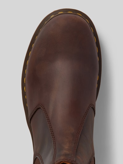 Peek & Cloppenburg Dr. MartensChelsea Boots aus Leder mit Ziernaht in mittelbraun Blitzangebot