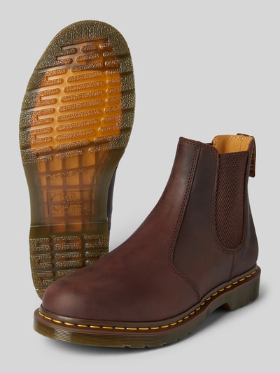 Peek & Cloppenburg Dr. MartensChelsea Boots aus Leder mit Ziernaht in mittelbraun Blitzangebot