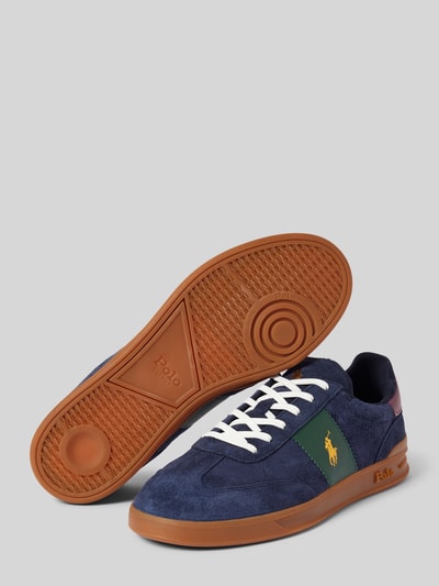 Peek & Cloppenburg Polo Ralph LaurenLedersneaker mit Logo-Stitching in marine Bestseller