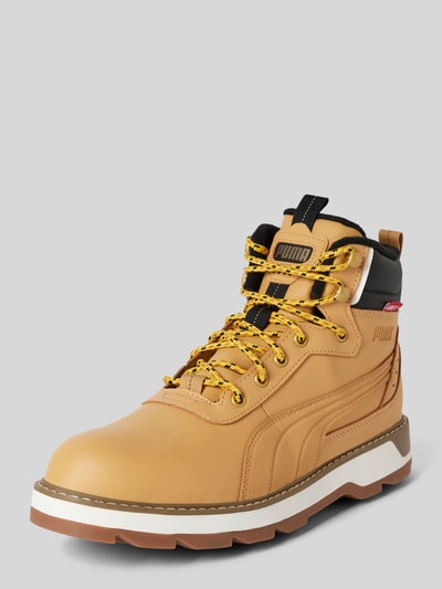 Peek & Cloppenburg PumaBoots mit Label-Details Modell 'Desierto v3' in beige Saisonale Angebote