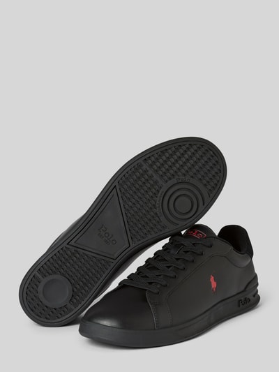 Peek & Cloppenburg Polo Ralph LaurenSneaker mit Logo-Stitching in black Räumungsverkauf