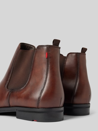 Peek & Cloppenburg LloydLederboots mit Zugschlaufe Modell 'FAUSTO' in mittelbraun Kauf eins, bekomm eins gratis