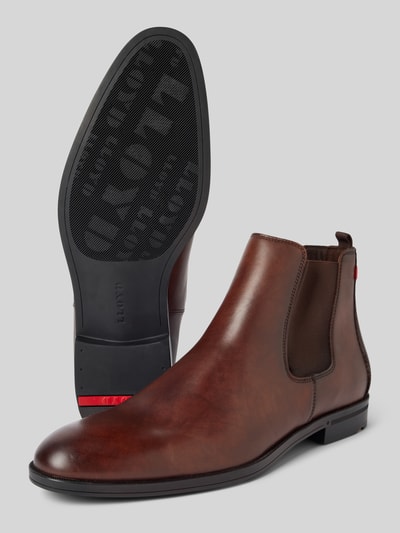 Peek & Cloppenburg LloydLederboots mit Zugschlaufe Modell 'FAUSTO' in mittelbraun Kauf eins, bekomm eins gratis