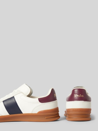 Peek & Cloppenburg Polo Ralph LaurenSneaker aus Leder mit Logo-Stitching Modell 'AERA' in weiss Sonderangebote