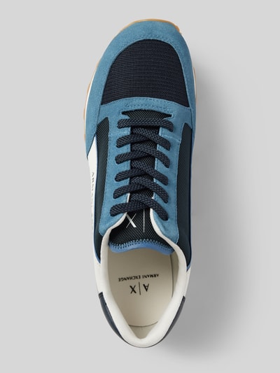 Peek & Cloppenburg ARMANI EXCHANGESneaker mit Label-Print in marine Kostenlose Rückgabe