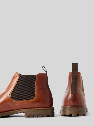 Peek & Cloppenburg bugattiAnkle Boots aus Leder Modell 'Kosta' in cognac Sonderangebot der Fabrik