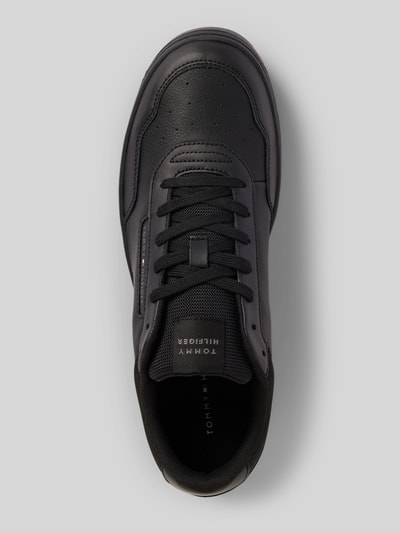 Peek & Cloppenburg Tommy HilfigerSneaker aus Leder-Mix Modell 'BASKET CORE LITE' in black Black Friday Preise
