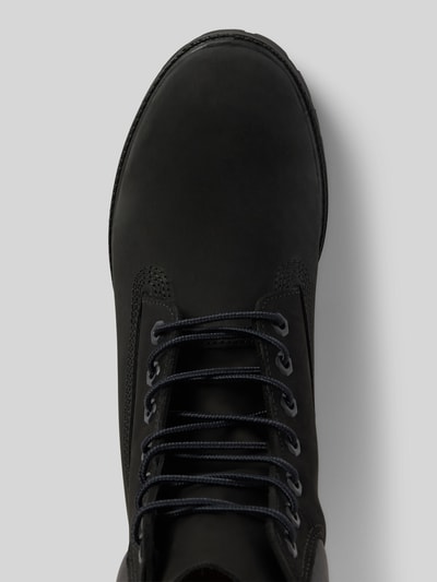 Peek & Cloppenburg TimberlandSchnürboots aus Leder mit Logo-Detail in black 50% Rabatt für begrenzte Zeit
