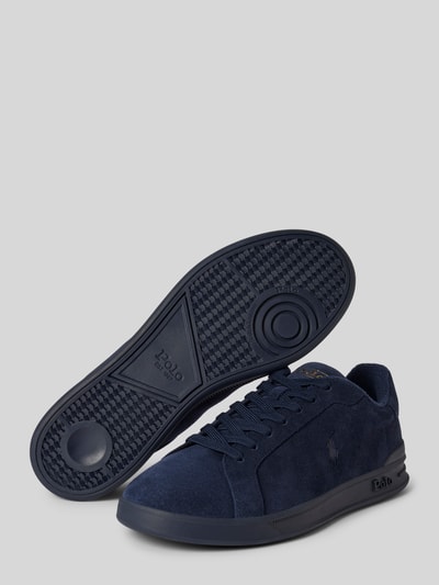 Peek & Cloppenburg Polo Ralph LaurenLedersneaker mit Logo-Prägung in marine Rabatte dieses Monats