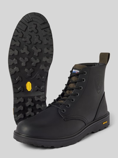 Peek & Cloppenburg Blauer USASchnürstiefel mit Label-Detail Modell 'GUANTANAMO' in black Online