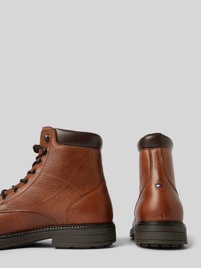 Peek & Cloppenburg Tommy HilfigerLederboots mit Label-Details in cognac Outlet