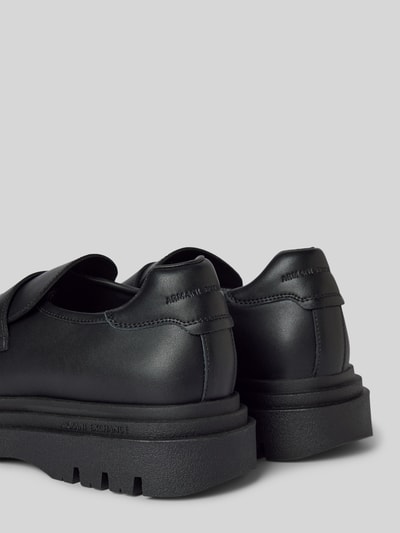 Peek & Cloppenburg ARMANI EXCHANGEPenny Loafer aus Leder mit Schaftbrücke Modell 'Angry' in black Auslauf