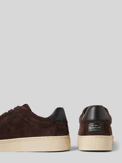 Peek & Cloppenburg GantSneaker aus Leder mit Label-Detail Modell 'Mc Julien' in dunkelbraun Angebote