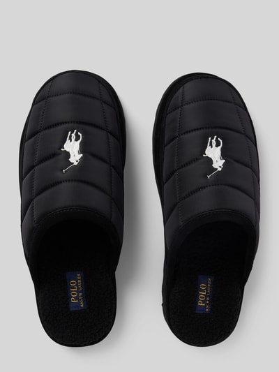 Peek & Cloppenburg Polo Ralph LaurenSlides mit Logo-Stitching in black Hotsell