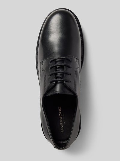 Peek & Cloppenburg VagabondSchnürschuhe aus Rindsleder mit Teilungsnähten Modell 'CAMERON' in black im Angebot