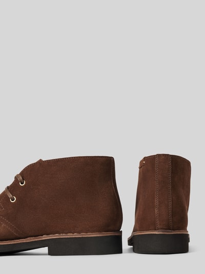 Peek & Cloppenburg Polo Ralph LaurenSchnürboots aus echtem Leder Modell 'TALAN' in dunkelbraun Schlussverkauf