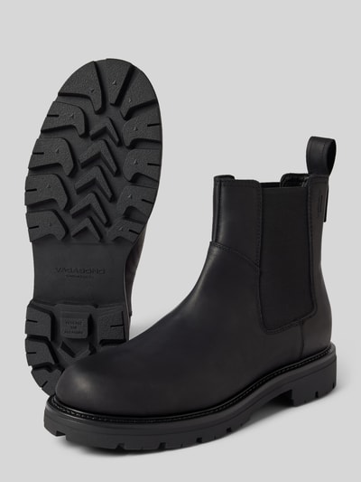 Peek & Cloppenburg VagabondChelsea Boots aus Rindsleder mit Teilungsnähten Modell 'CAMERON' in black Günstiger Verkauf