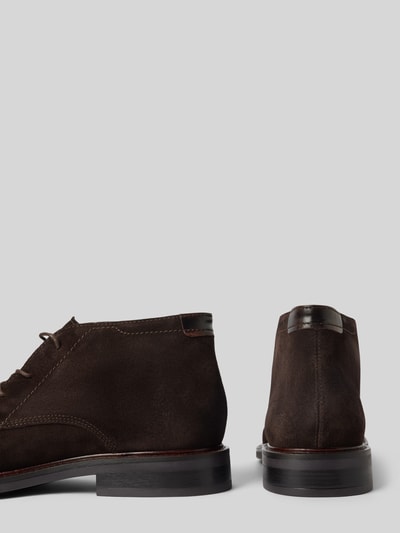 Peek & Cloppenburg GantLederboots mit Schnürverschluss Modell 'St Fairkon' in mittelbraun Fabrikverkauf