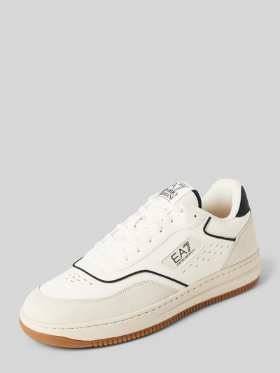 Peek & Cloppenburg EA7 Emporio ArmaniSneaker mit Label-Detail Modell 'RETRO' in weiss Blitzverkäufe
