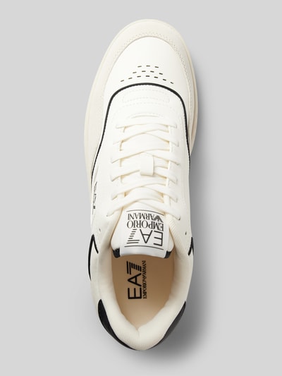 Peek & Cloppenburg EA7 Emporio ArmaniSneaker mit Label-Detail Modell 'RETRO' in weiss Blitzverkäufe