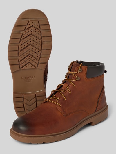 Peek & Cloppenburg GeoxLederboots mit Zugschlaufe Modell 'ANDALO' in cognac Fabrik Onlineshop