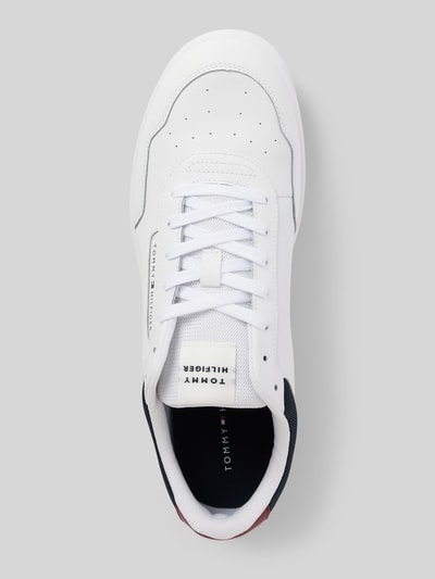 Peek & Cloppenburg Tommy HilfigerSneaker aus Leder-Mix Modell 'BASKET CORE LITE' in weiss Preisnachlass