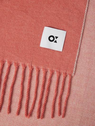 Peek & Cloppenburg OPUSSchal mit Label-Patch Modell 'Atopa' in lachs Online Outlet