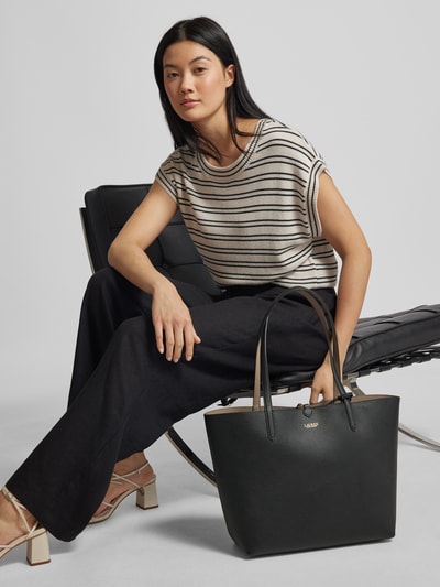 Peek & Cloppenburg Lauren Ralph LaurenHandtasche mit Label-Print Modell 'RVRSBLE' in black Exklusive Angebote