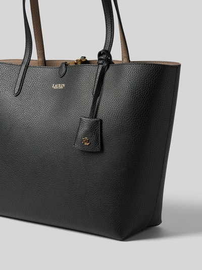 Peek & Cloppenburg Lauren Ralph LaurenHandtasche mit Label-Print Modell 'RVRSBLE' in black Exklusive Angebote