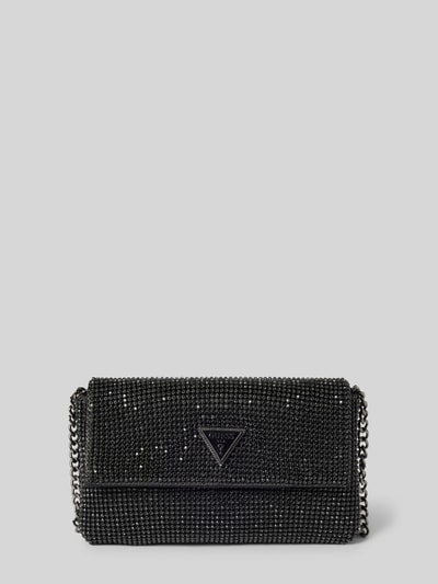 Peek & Cloppenburg GuessClutch mit Ziersteinbesatz Modell 'ZALINA FLAP' in black Neuheiten