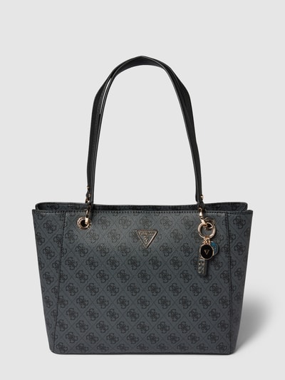 Peek & Cloppenburg GuessHandtasche mit Allover-Muster Modell 'NOELLE NOEL TOTE' in graphit Saisonale Angebote