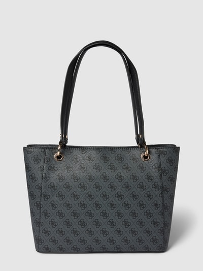 Peek & Cloppenburg GuessHandtasche mit Allover-Muster Modell 'NOELLE NOEL TOTE' in graphit Saisonale Angebote