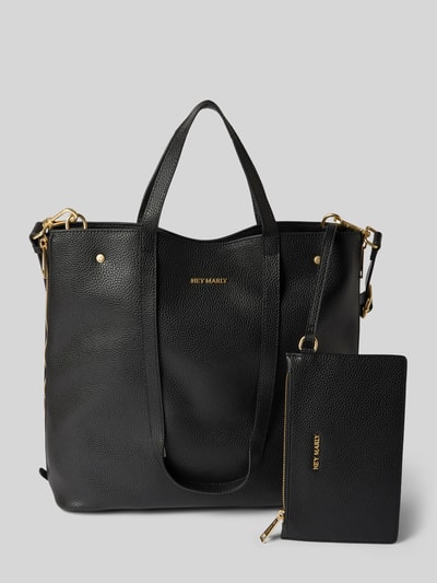 Peek & Cloppenburg Hey MarlyHandtasche mit Label-Detail in black Kauf eins, bekomm eins gratis