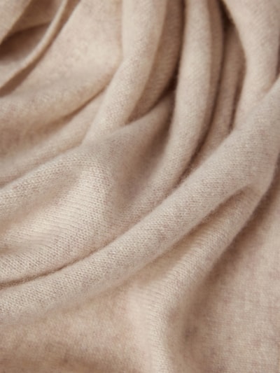 Peek & Cloppenburg Christian Berg WomanKaschmirschal mit gerippten Abschlüssen in beige melange Sonderangebot der Fabrik