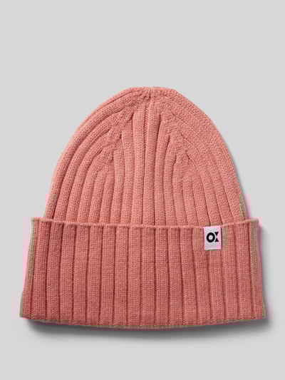 Peek & Cloppenburg OPUSBeanie mit Label-Detail Modell 'Adela' in lachs Discount Store für neue Produkte