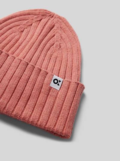 Peek & Cloppenburg OPUSBeanie mit Label-Detail Modell 'Adela' in lachs Discount Store für neue Produkte