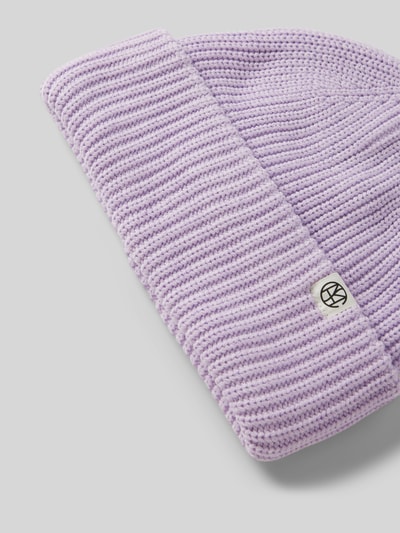 Peek & Cloppenburg MSCH CopenhagenBeanie mit Logo-Patch Modell 'Galline Rachelle' in flieder Nur noch ein Tag übrig