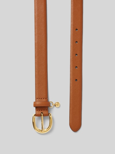 Peek & Cloppenburg Lauren Ralph LaurenLedergürtel mit Dornschließe Modell 'CHARM' in cognac im Angebot