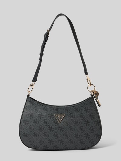 Peek & Cloppenburg GuessHandtasche mit Label-Anhänger Modell 'NOELLE' in anthrazit Günstiger Verkauf
