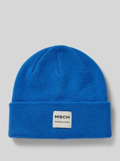 Peek & Cloppenburg MSCH CopenhagenBeanie mit Label-Patch Modell 'Mojo' in royal Limitierter Zeitrabatt