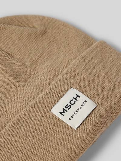 Peek & Cloppenburg MSCH CopenhagenBeanie mit Label-Patch Modell 'Mojo' in beige Fabrikpreis