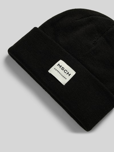 Peek & Cloppenburg MSCH CopenhagenBeanie mit Label-Patch Modell 'Mojo' in black Rabatt
