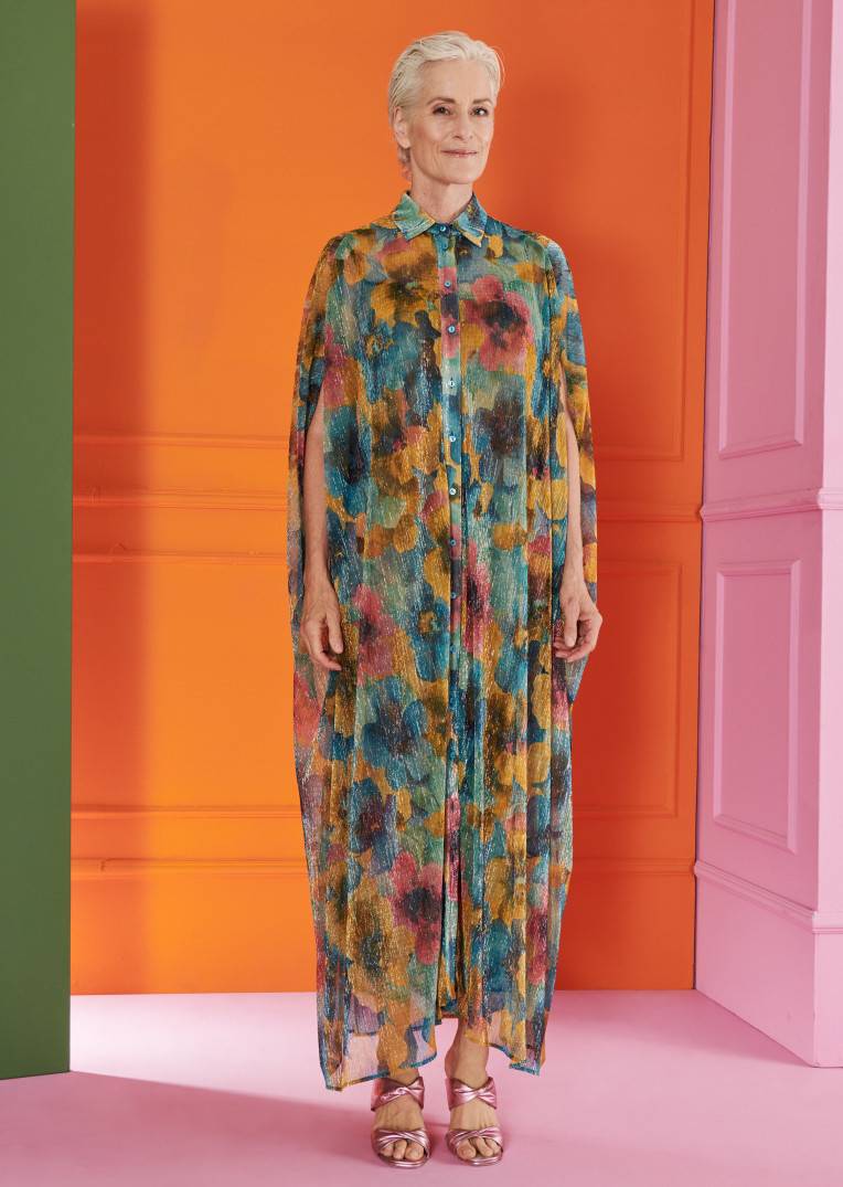 Talbot Runhof Langes Kleid Locker1 Im Verkauf