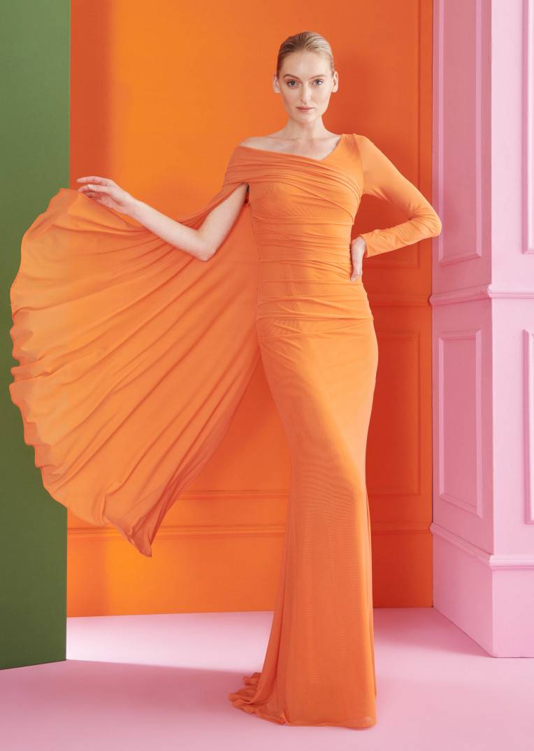 Talbot Runhof Abendkleid Goldfield3 Verkauf
