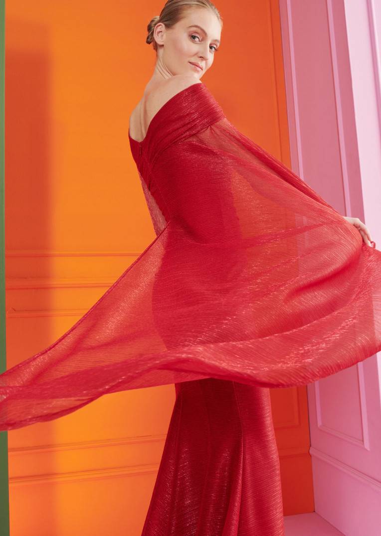 Talbot Runhof Abendkleid Goldfield3 Sonderangebot