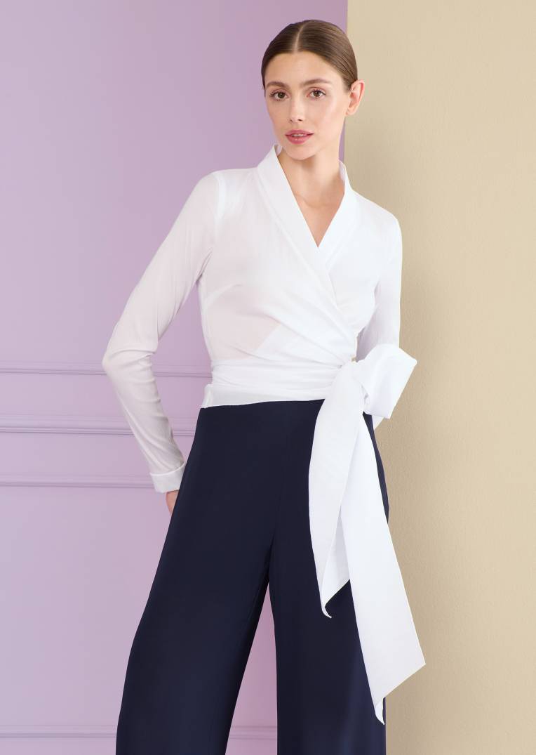 Talbot Runhof Wickelbluse Naxos1 Neuheiten
