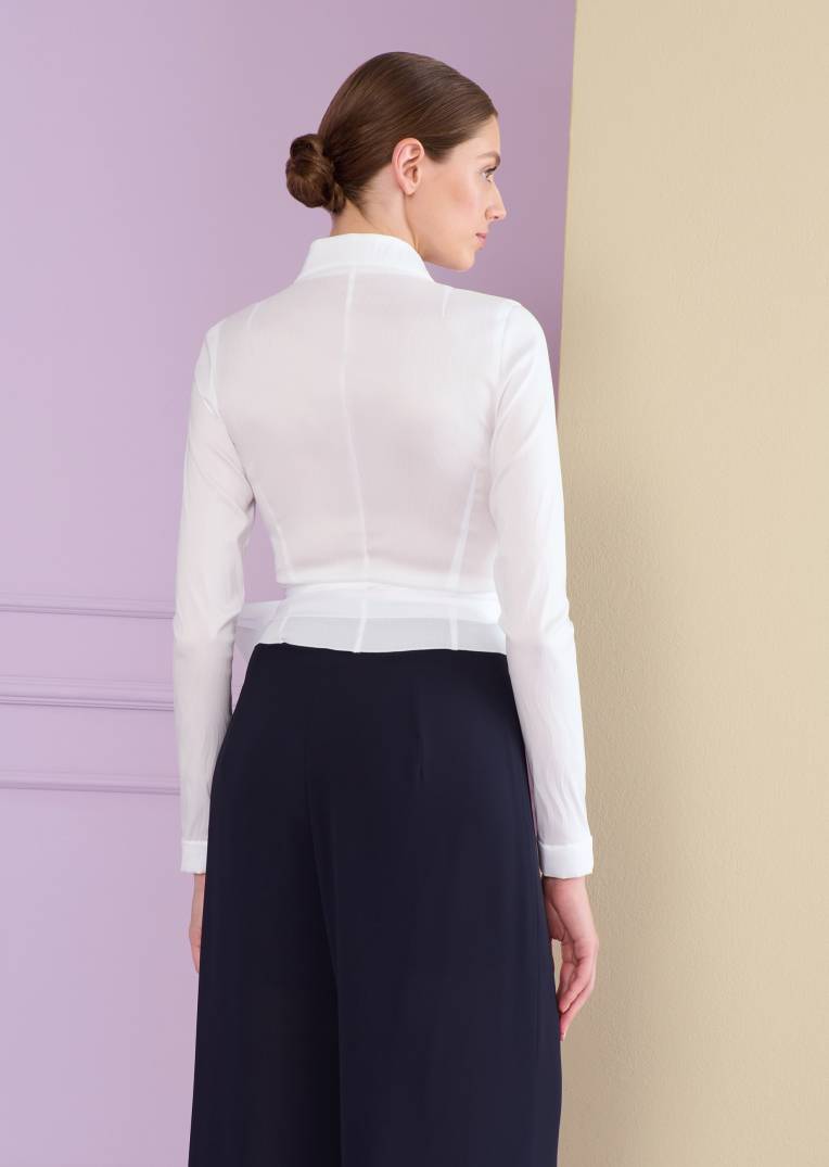 Talbot Runhof Wickelbluse Naxos1 Neuheiten