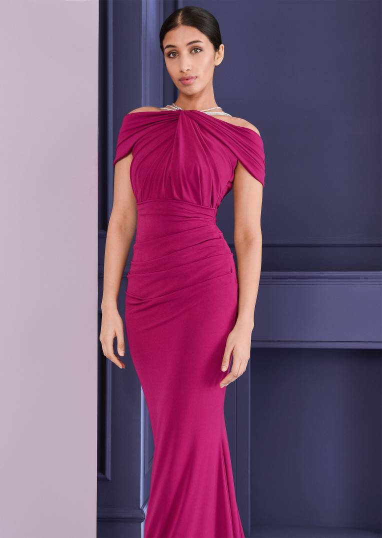 Talbot Runhof Abendkleid Morelle1 Bis zu 60% Rabatt